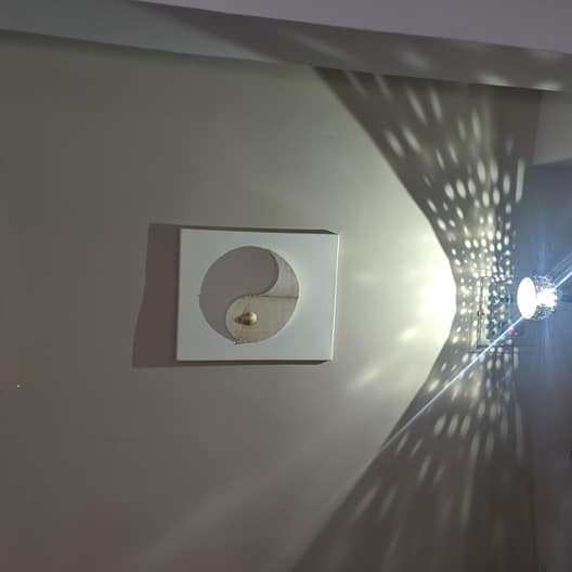 wall shadow interactive sculptures